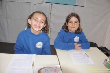 Lección escolar en el pregón de San Roque (Foto TF)